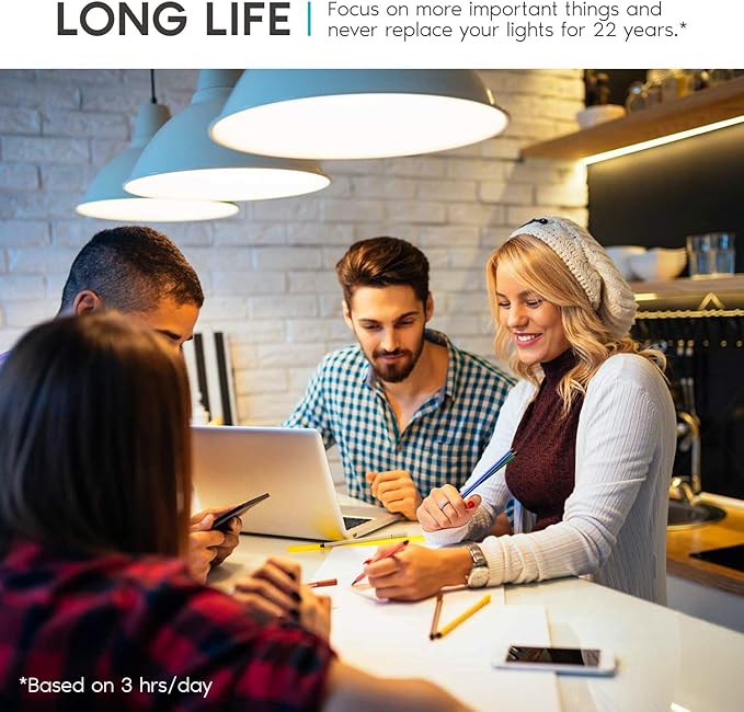 LUXRITE A19 LED Light Bulbs 100 Watt Equivalent Dimmable, 2700K Warm White, 1600 Lumens, Enclosed Fixture Rated, Standard LED Bulbs 15W, Energy Star, E26 Medium Base - Indoor and Outdoor (16 Pack)