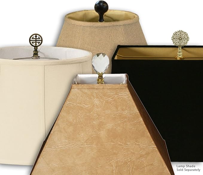 Royal Designs BS-748-14LNCR Shallow Drum English Bo X Pleat Basic Lamp Shade, 13" x 14" x 9", Linen Cream