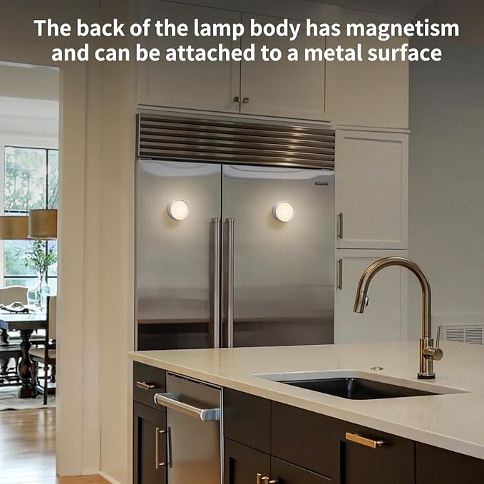 3 Pcs Battery Operated Picture Lights for Wall, Wireless LED Poster Lights with 3 Lighting Modes,Magnetic Gallery Art Light for Paintings, Dimmable and Timer Artwork Light(White)