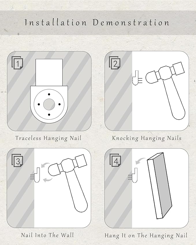 KUVIOKE Modern Abstract Framed Wall Art Black Neutral Minimalist Ink and Wash Graffiti Pastel Wall Decor for Bedroom Living Room 24x36in (Natural Framed)