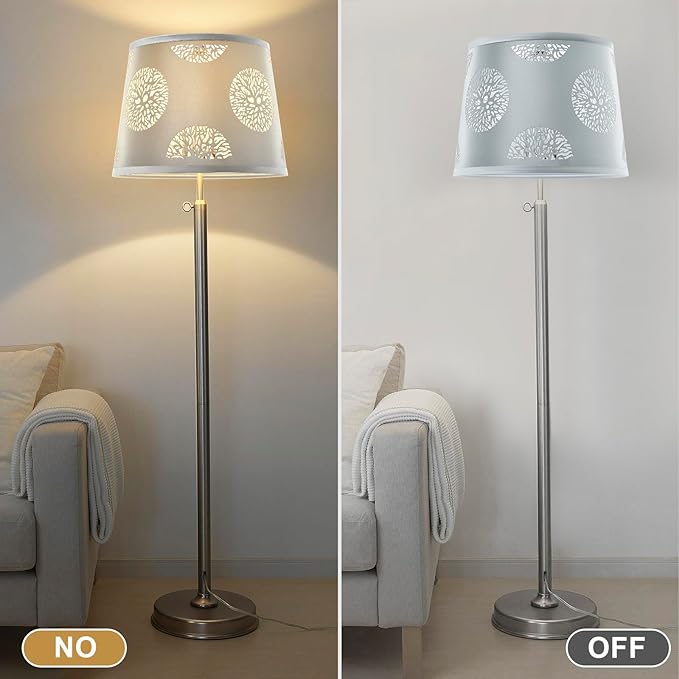 Lamp Shades Set of 2 Replacement, Drum Lampshades, Lampshade 10 Inches Lampshades for Table Lamp, Floor Lamp, Pendant Light, Lamp Shade Harp Holder Included