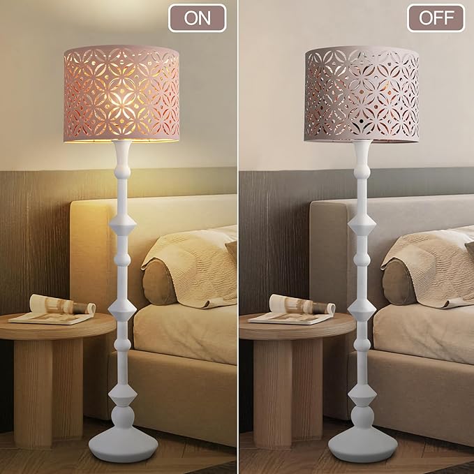 Pink Lamp Shades Set of 2, Drum Lampshades, Lampshade 10 Inches Height, Lampshades for Table Lamp, Floor Lamp, Pendant Light, Lamp Shade Harp Holder Included