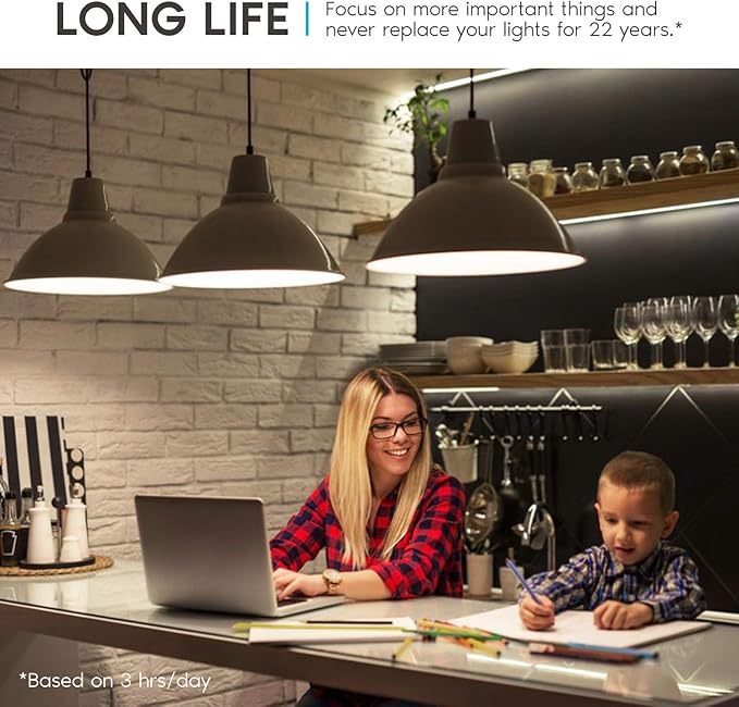 LUXRITE A19 LED Light Bulbs 100 Watt Equivalent Dimmable, 3000K Soft White, 1600 Lumens, Enclosed Fixture Rated, Standard LED Bulbs 15W, Energy Star, E26 Medium Base - Indoor and Outdoor (16 Pack)