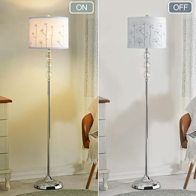 White Lamp Shades Set of 2, Drum Lampshades, Lampshade 10 Inches Height, Lampshades for Table Lamp, Floor Lamp, Pendant Light, Lamp Shade Harp Holder Included