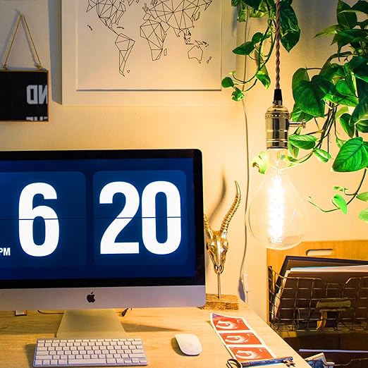 DiCUNO UL Listed Full Range Dimmer Lamp Socket Replacement, Vintage E26 Light Bulb Socket, Rotating Dimmer Switch Knob for Table, Floor Lamp, DIY Project, Gold, 150 Watt, 1-Pack