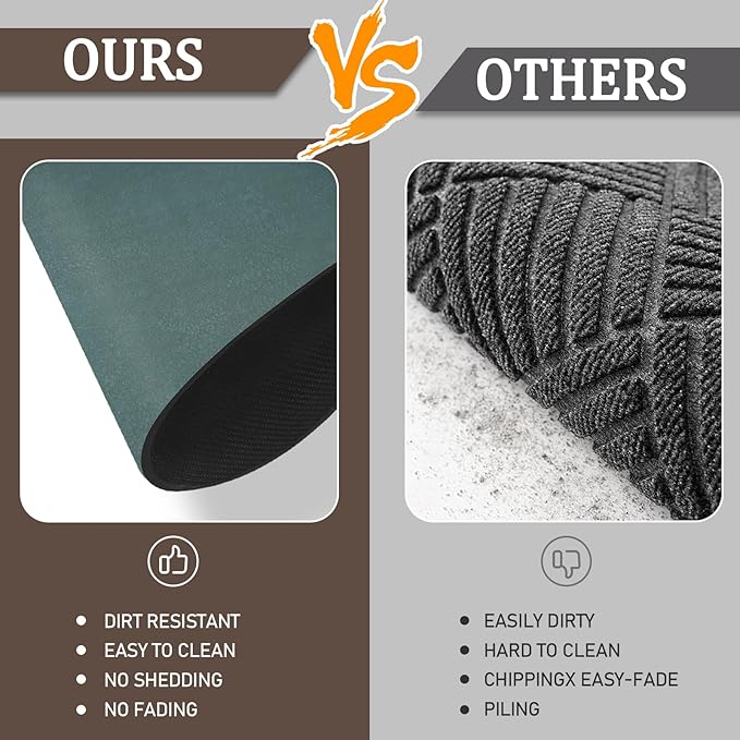 Large Bath Mat Super Absorbent Quick Dry Diatomaceous Earth Bath mat Diatomite Stone Bath Mats for Bathroom Non Slip Shower Mat Bathtub Mat, Thin Bathroom Rugs Fit Under Door, Green, 19.6"x31.5"