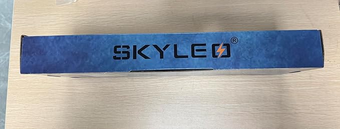 SKYLEO LED Desk Lamp with Slim Base - Adjustable Swing Arm Desk Light, Dimmable, Timer, Eye Protection, Memory Function, 1300LM, 12W, White