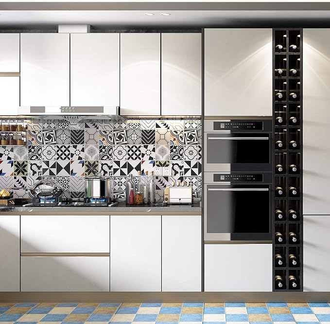 FunStick 24"x394" Wide Off White Peel and Stick Wallpaper Removable Contact Paper for Cabinets Countertop Waterproof Kitchen Cabinet Vinyl Wrap Renter Friendly Wallpaper for Bathroom Bedroom Paintable