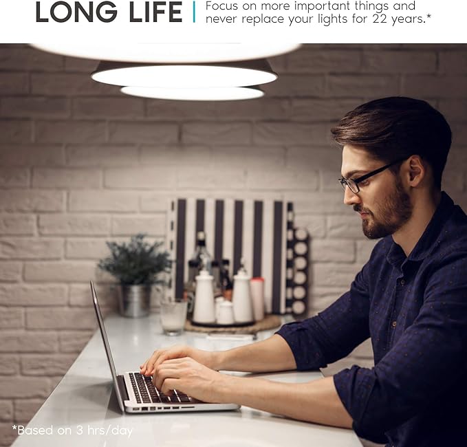 LUXRITE A19 LED Light Bulbs 100 Watt Equivalent Dimmable, 4000K Cool White, 1600 Lumens, Enclosed Fixture Rated, Standard LED Bulbs 15W, Energy Star, E26 Medium Base-Indoor&Outdoor,24 Count(Pack of 1)