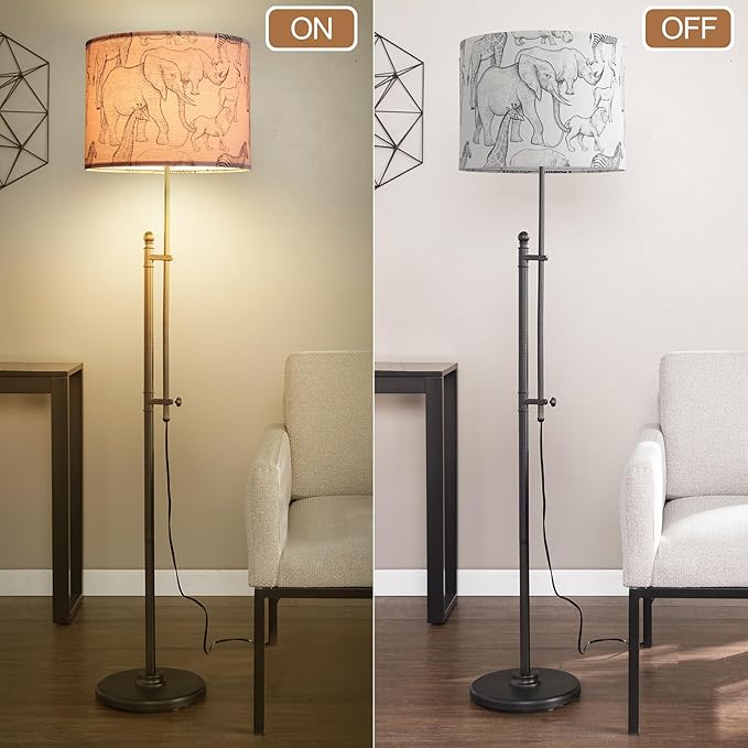 Lamp Shades Set of 2, Drum Lampshades, Lampshade 10 Inches Height, Lampshades for Table Lamp, Floor Lamp, Pendant Light, Lamp Shade Harp Holder Included