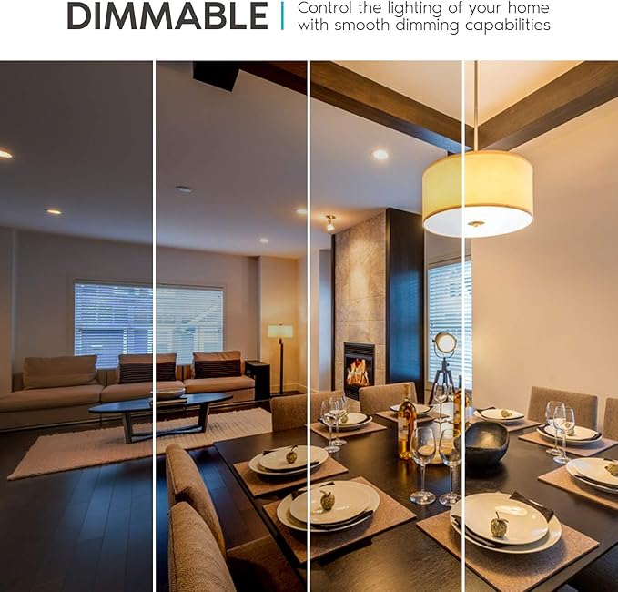 LUXRITE A19 LED Light Bulbs 100 Watt Equivalent Dimmable, 2700K Warm White, 1600 Lumens, Enclosed Fixture Rated, Standard LED Bulbs 15W, Energy Star, E26 Medium Base - Indoor and Outdoor (16 Pack)