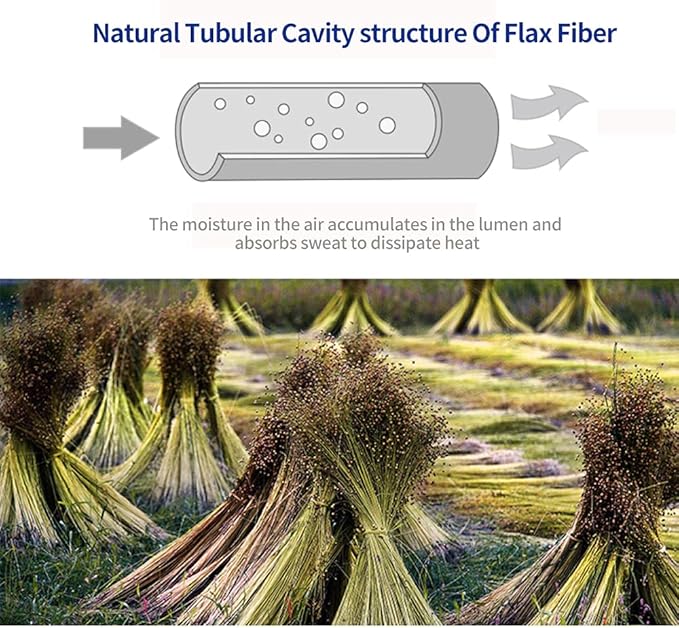 Simple&Opulence 100% Linen Pillowcase with Hand Drawing Hemstitch Pillow Cover King Size Set of 2 Soft and Durable (Linen, 20''x40'')