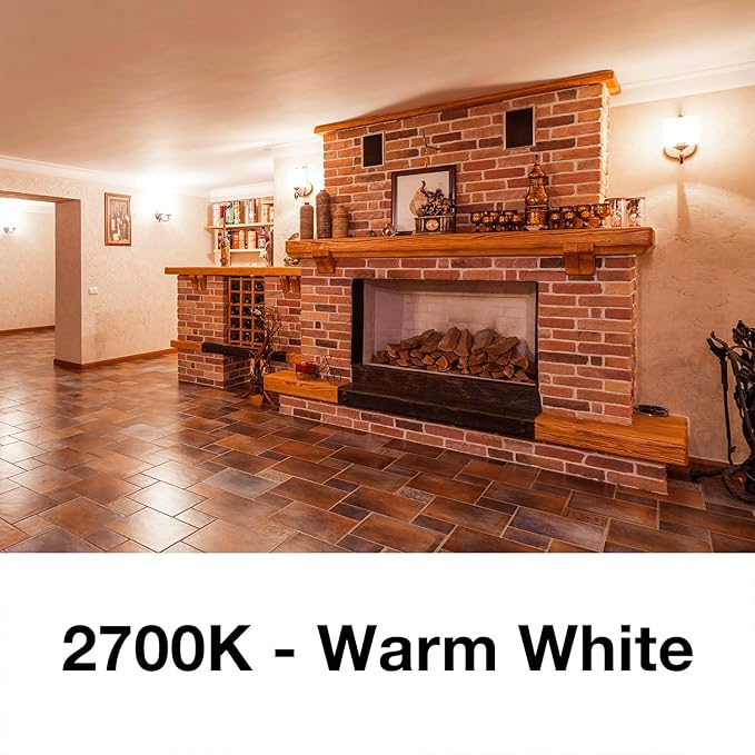 DAYBETTER B11 Chandelier Light Bulbs, Dimmable E12 LED Bulbs 60W Equivalent, Candelabra LED Bulbs, High Brightness 600 LM Warm White 2700K, Filament Candle Light Bulbs, Clear Glass, 24 Pack