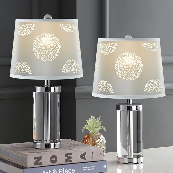 Lamp Shades Set of 2 Replacement, Drum Lampshades, Lampshade 10 Inches Lampshades for Table Lamp, Floor Lamp, Pendant Light, Lamp Shade Harp Holder Included