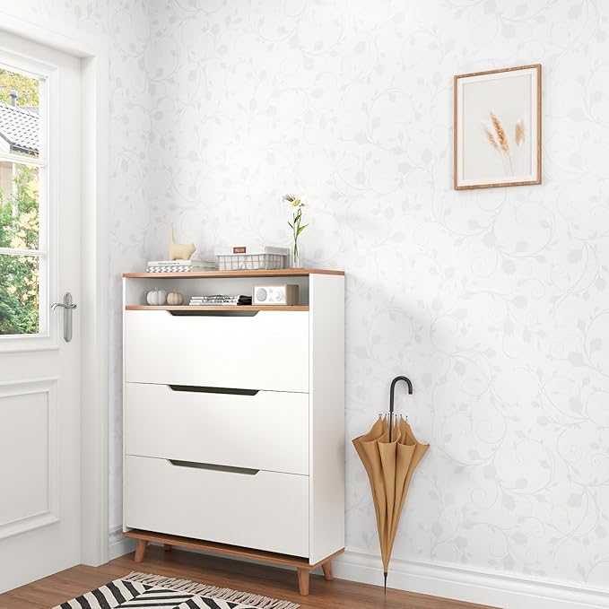 WESTICK Neutral Floral Peel and Stick Wallpaper Vintage Removable Leaf Wallpaper for Bedroom Bathroom Accent Walls Waterproof Cream Grey Floral Contact Paper for Cabinets and Drawers 17.5" x 100"