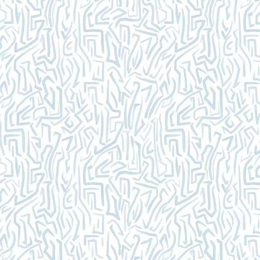 Ismoon 17.3"x 393"Blue and White Wall Paper Peel and Stick Modern Blue Striped Wallpaper Removable Self-Adhesive Neutral Wallpaper Contact Paper for Cabinets and Drawers Vinyl Roll