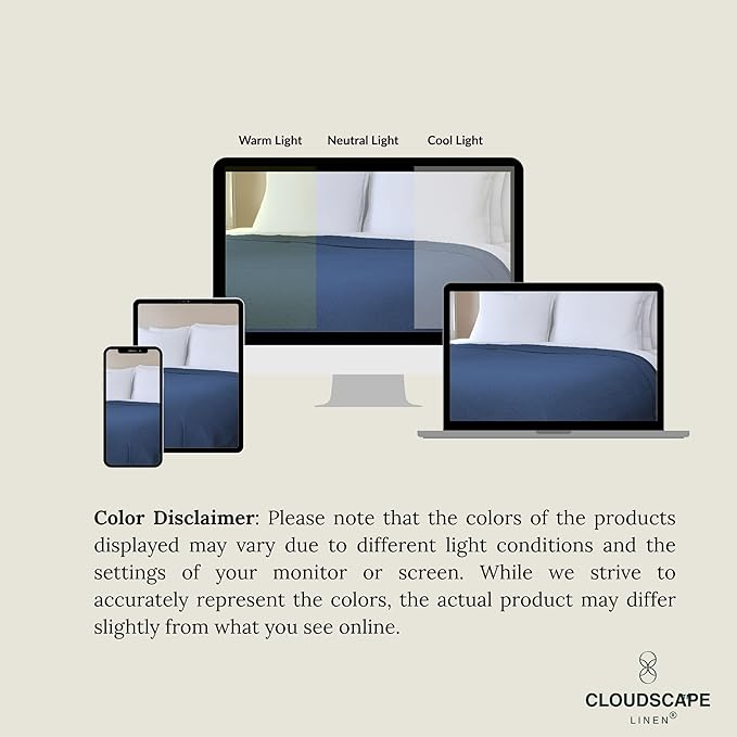 Cloud Scape Linen Herringbone Cotton Throw Blanket for Couch, Bed,Sofa, Home Decor, Soft, Lightweight, All-Season Bed Blanket, 50 x 70,Ensign Blue