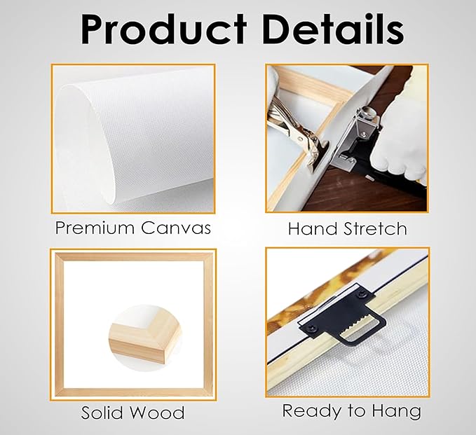 4pcs framed Baby Safari Nursery Wall Art Zebra elephant tiger monkey Pictures Poster Cute Animal Canvas Paintings Prints Decor for Kid Room Baby Room Wall Decor