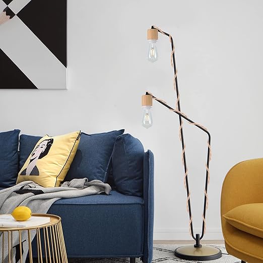 Arturesthome Pendant Light Cord - Hanging Light Kit with Dimmable Switch Vintage Lamp Cord with Twisted Nylon Lights Socket E26 E27 for Farmhouse Lamp Cable DIY (32.8FT, Cylinder Shape)