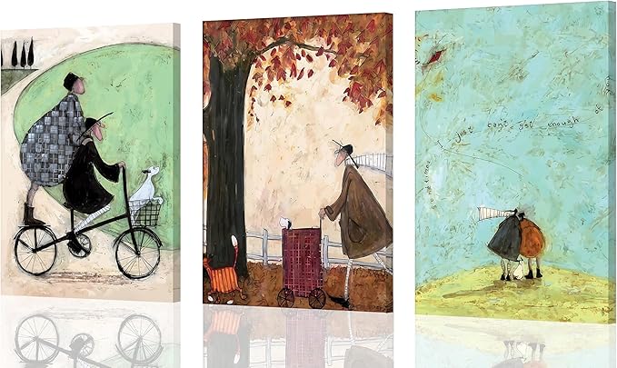 3pcs Framed Aesthetic Abstract Canvas wall art Natural Minimalist Posters Prints healing pictures wall decoration for Living Room Bedroom Bathroom Kitchen Office decoration