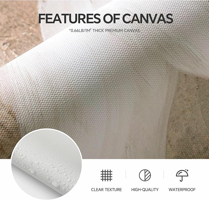 Framed Abstract Wall Art for Living Room, 3 Piece Modern Brown Beige Canvas Painting Artwork for Walls, Large Minimalist Neutral Lines Abstract Wall Decor, Hallway, Bedroom, Office, 24x36 Inch