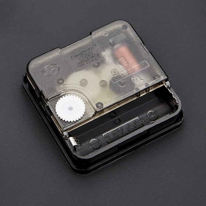 Amazon Basics Classic 12", Easy to Read, Silent Non Ticking, Battery Operated, Round Wall Clock, Black