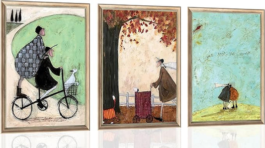 3pcs Aesthetic Abstract Canvas wall art Natural Minimalist Posters Prints healing pictures wall decoration for Living Room Bedroom Bathroom Kitchen Office decoration Unframed