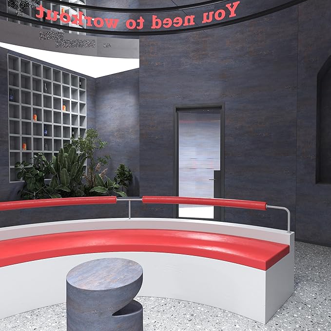 48"×197" Extra Wide Thick Dark Blue Grey Concrete Wallpaper Peel and Stick Cracked Gray Blue Concrete Contact Paper Vinyl DIY Matte Textured Industrial Cement Sticker for Bedroom Gym Walls