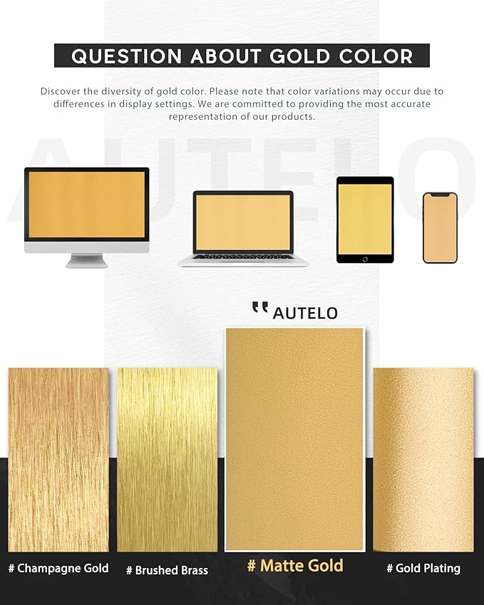 AUTELO 3-Pack Pendant Lights Kitchen Island, Brushed Gold Pendant Light Fixtures, Vintage Pendant Lights with Clear Cylinder Glass, Hanging Light for Kitchen Island, Dining Room, H3875 BG-3PK