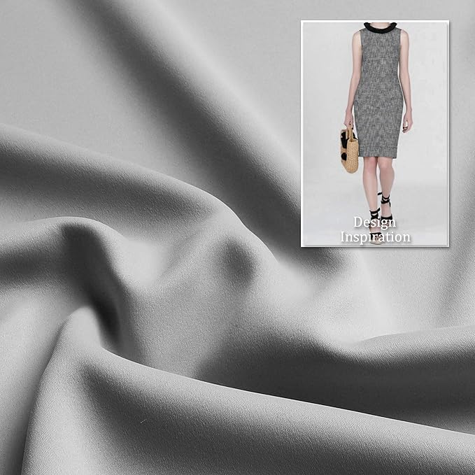 DUALIFE Blackout Curtain for Bedroom -Thermal Insulated Solid Blackout Window Drapes,Room Darkening Bedroom Curtains Grommet Top 38 x 54 inch Length, Light Grey