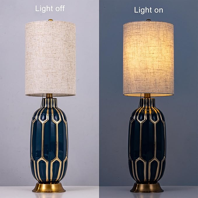 Wellmet Linen 8"x 8"x11" Lampshade, No Assembly Required, Classic Modern Lamp Shade for Table Lamp, Bedside Lamp, Floor Lamp, Fabric Drum Lampshade, Spider Fitter