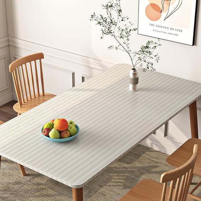 Livelynine 15.8x197 Tan Beige White Striped Wallpaper Peel and Stick Neutral Stripe Wall Paper Roll Stripes Accent Wall Panels Wood Contact Paper Waterproof Wood Panel Wallpaper for Bathroom Bedroom