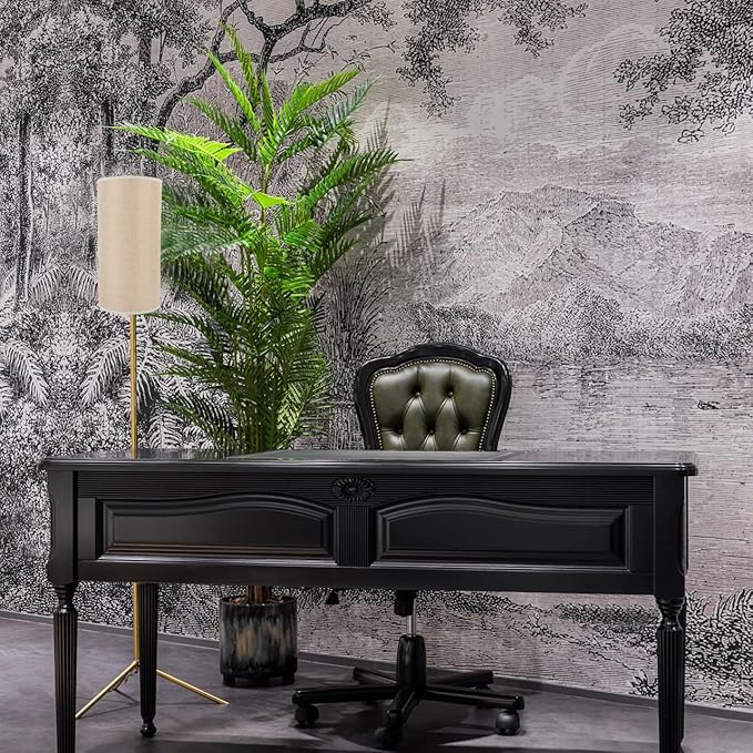 Lamp Shade: Beige Linen Tall Drum Lampshade for Table and Floor Lamps, Pendant Light for Home Decor - 11in×5.5in