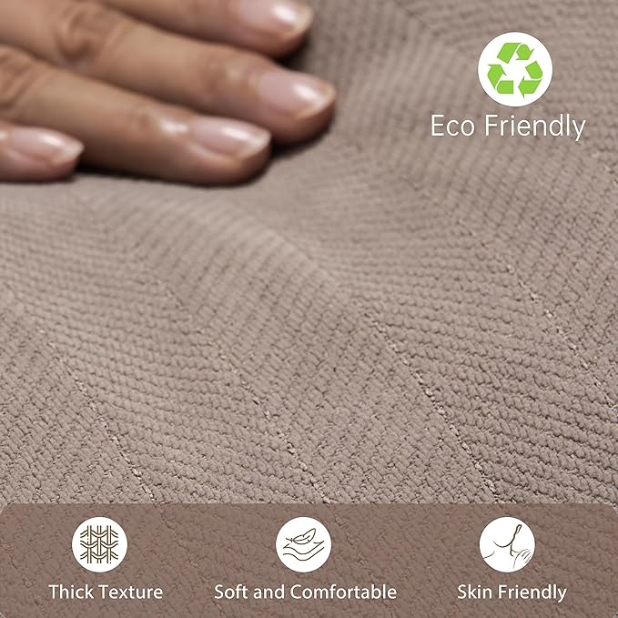 ZWJD Khaki Pillow Covers 20x20 Set of 2 Chenille Throw Pillow Covers with Elegant Design Soft and Luxurious Decorative Throw Pillows for Couch, Bed, and Home Decor