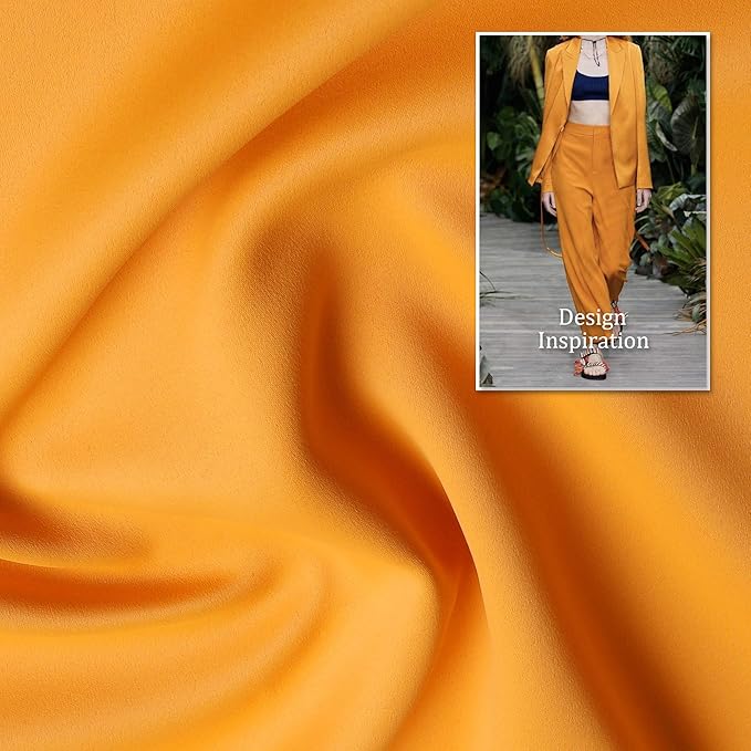 Dualife Marigold Blackout Curtain Panels/Drapes for Living Room 72 inch Length Solid Energy Efficient Room Darkening Bedroom Curtains Thermal Insulated Grommet Top 42x72 inch Orange Yellow