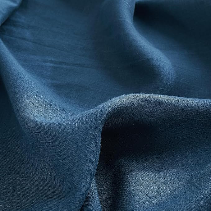 100% French Linen Pillowcase Set of 2, Breathable Envelope Closure Soft Linen Pillow Cover,Soft Luxury Hotel & Home Use, Gift