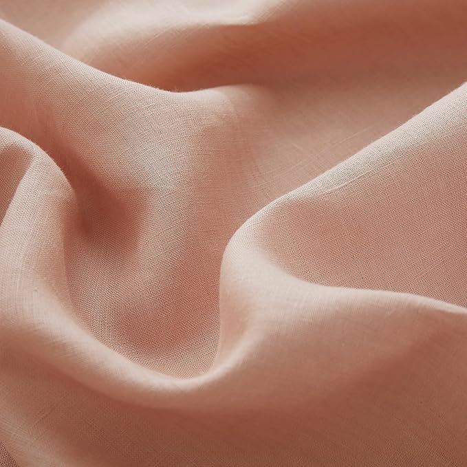 100% French Linen Pillowcase Set of 2, Breathable Envelope Closure Soft Linen Pillow Cover,Soft Luxury Hotel & Home Use, Gift