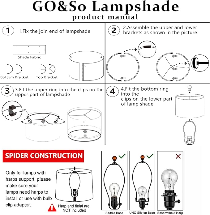 GOSO 13" Drum Yellow Leopard Lamp Shade for Table Lamp & Floor Lamps,Art Deco & Vintage Animal Lampshades Medium,13" x 13" x 10" (Spider) Traditional Velvet Pattern Dot Shade Required Assembly -1 Pack