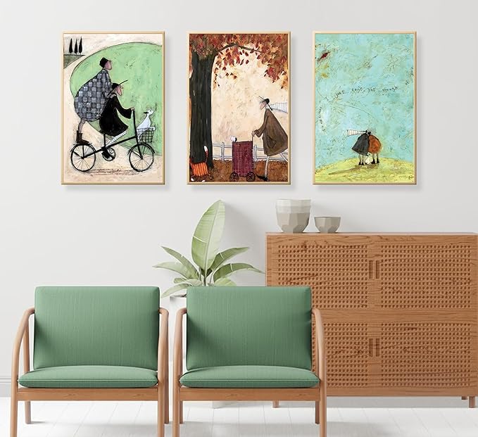 3pcs Aesthetic Abstract Canvas wall art Natural Minimalist Posters Prints healing pictures wall decoration for Living Room Bedroom Bathroom Kitchen Office decoration Unframed