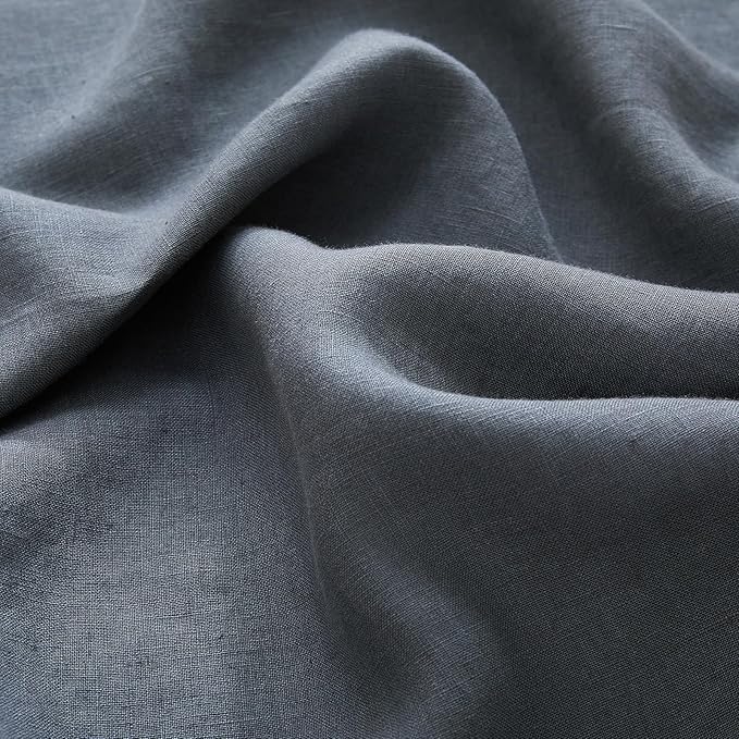 100% French Linen Pillowcase Set of 2, Breathable Envelope Closure Soft Linen Pillow Cover,Soft Luxury Hotel & Home Use, Gift