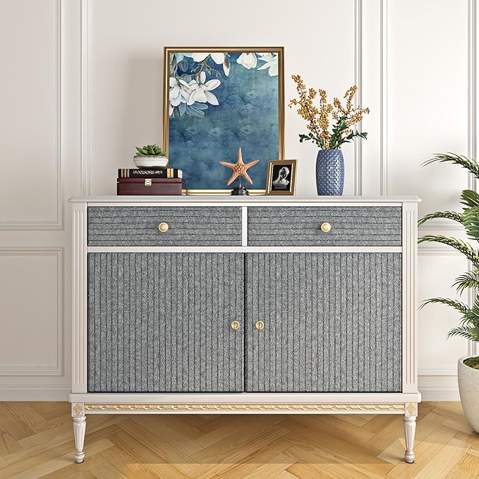 Livelynine 15.8x197 Gray Striped Peel and Stick Wallpaper Dark Grey Fabric Stick on Textured Wall Paper for Bedroom Accent Wall Self Adhesive Decorative Contact Paper for Cabinets Shelves Vinyl Wrap