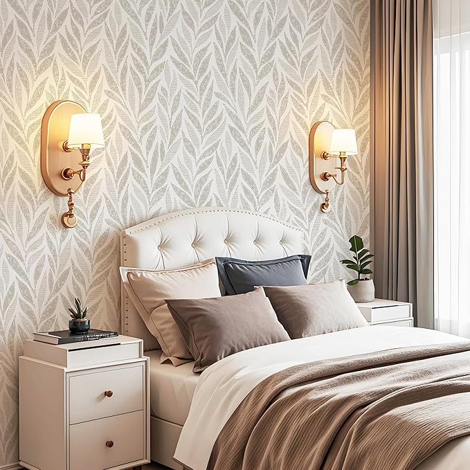 Safiyya Peel and Stick Wallpaper Boho Modern Contact Paper Peel and Stick Wall Paper Self Adhesive Removable Wallpaper for Bedroom Bathroom Vinyl Roll 118"x17.3"