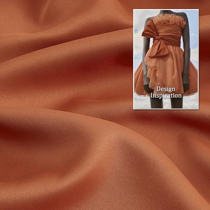 DUALIFE Rust Curtains 72 Inch Length 2 Panels Thermal Insulated Grommet Solid Room Darkening Window Curtain Panels Energy Efficient Blackout Curtains for Bedroom 42x72 Inches Long