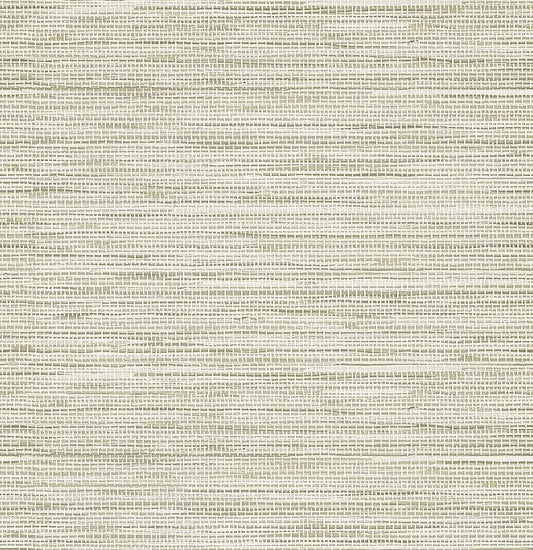 Grasscloth Peel and Stick Wallpaper - 17.3x394 Renter Friendly, Cream Textured Grassweave Wallpaper Prepasted Contact Wall Paper
