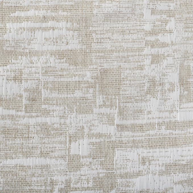 Sun Zero Parrish Distressed Grid Thermal Extreme Total Blackout Grommet Curtain Panel, 40" x 96", Stone